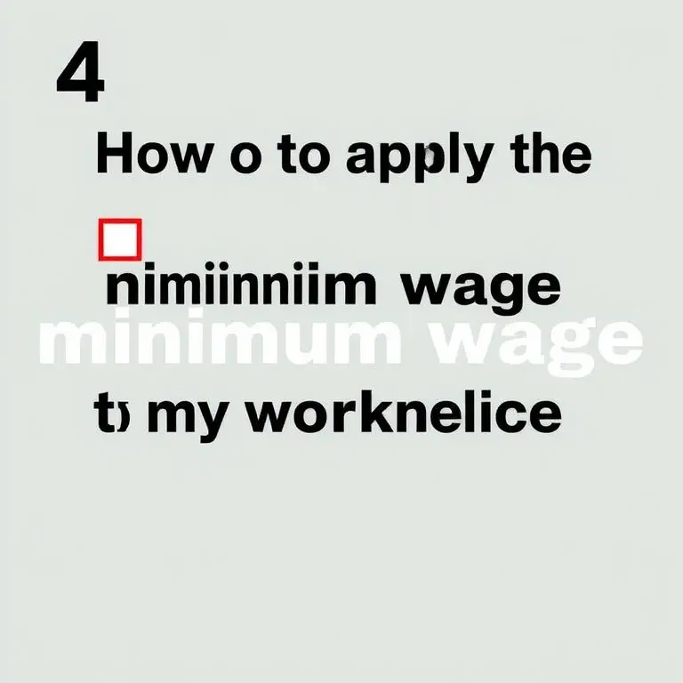 4. 실전 점검표: 우리 사업장/내 임금에 최저임금 적용하는 방법